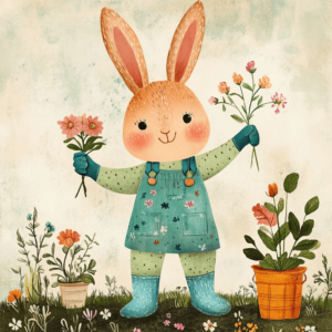 Bunny in the garden