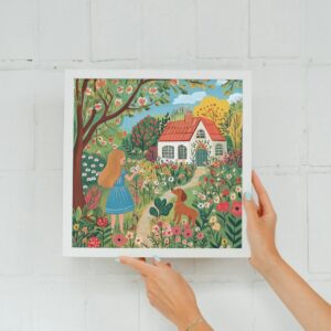 Girl in the garden